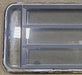 Black Radius Emergency Opening Window : 35" W X 21 1/4" H X 2" D - Young Farts RV Parts