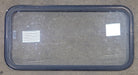 Black Radius Non Opening Window : 38" W X 18 1/2" H X 1 1/2" D - Young Farts RV Parts