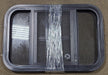 Black Radius Opening Window : 24 1/2" W X 16 1/2" H X 1 3/4" D - Young Farts RV Parts