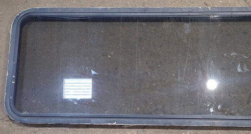 Used Black Radius Opening Window : 72" W x 21 3/4" H x 1 7/8" D - Young Farts RV Parts