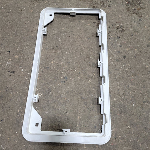 Used DOMETIC 3109492.003 - White FRAME for Upper Side Vent- FRAME ONLY - Young Farts RV Parts