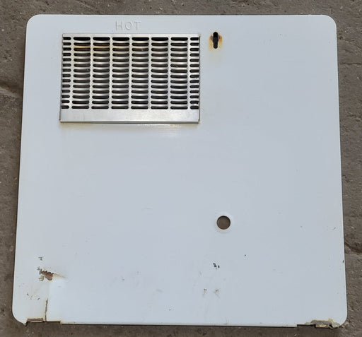 Used Dometic 91385 Door For Atwood 10 Gallon Water Heater - surface mount NO FRAME - Off white - Young Farts RV Parts