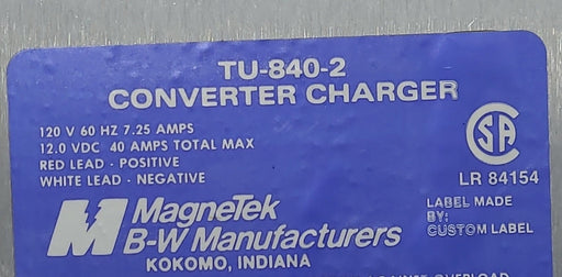 Used MAGNETEK 25 AMP Converter Charger - Young Farts RV Parts