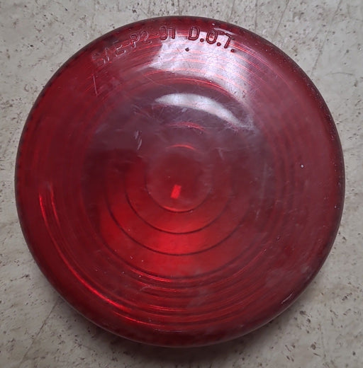 Used SAE-P2-91 D.O.T. Replacement Lens for Marker Light | Red - Young Farts RV Parts