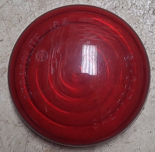 Used STRATOLITE 104 | SAE-P2PC-75 Replacement Lens for Marker Light | Red - Young Farts RV Parts