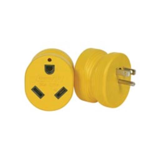 Buy Camco 55222 Power Grip Electrical Adapter 15M/30F Bulk - Power Cords