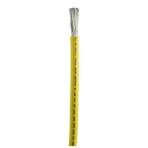 Buy Ancor 1159-FT Yellow 1 AWG Battery Cable - Sold By The Foot - Marine