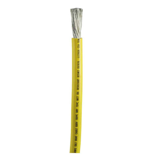 Buy Ancor 1169-FT Yellow 1/0 AWG Battery Cable - Sold By The Foot - Marine