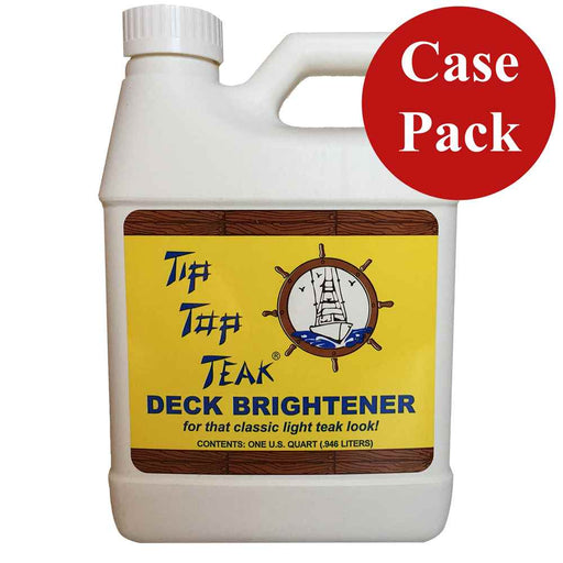Buy Tip Top Teak TB 3001CASE Deck Brightener - Quart - Case of 12* - Boat