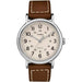 Buy Timex TW2R42400JV Weekender 2-Piece Leather Strap Watch - Cream -