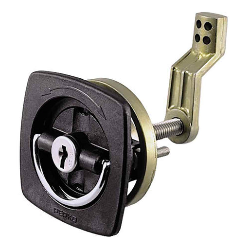 Buy Perko 0931DP1BLK Black Flush Lock - 2.5" x 2.5" w/Offset Cam Bar &
