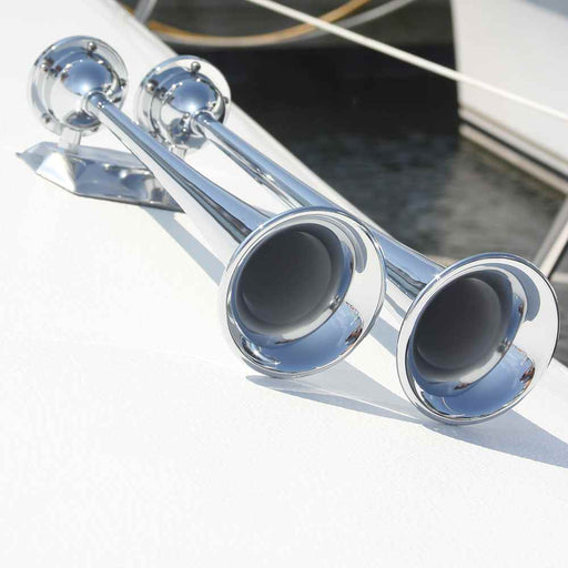 Buy Marinco 10106 12V Chrome Plated Dual Trumpet Air Horn - Boat