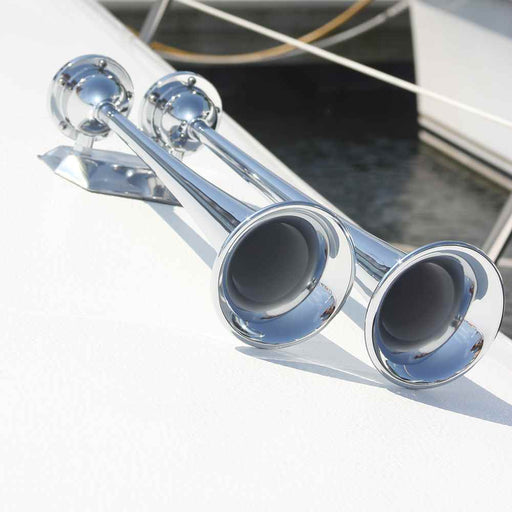 Buy Marinco 10624 24V Chrome Plated Dual Trumpet Air Horn - Boat