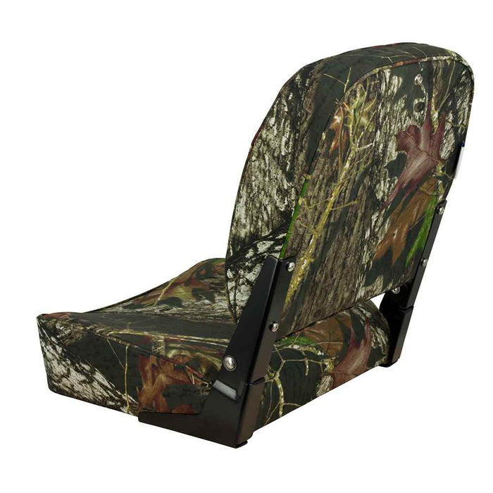 Buy Springfield Marine 1040626 Economy Folding Seat - Mossy Oak Break-Up -