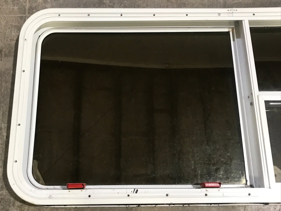 Used White Emergency Opening Window : 47 1/2" W x 21 1/2" H x 2" D