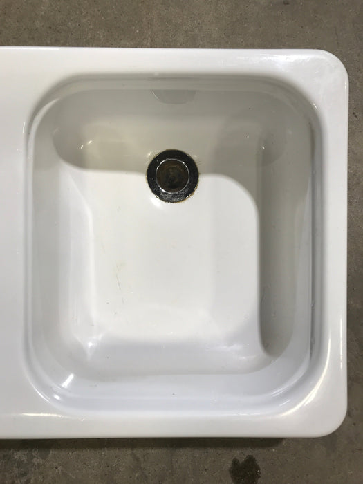 Used Double Kitchen Sink  26 1/2” W x 15” L