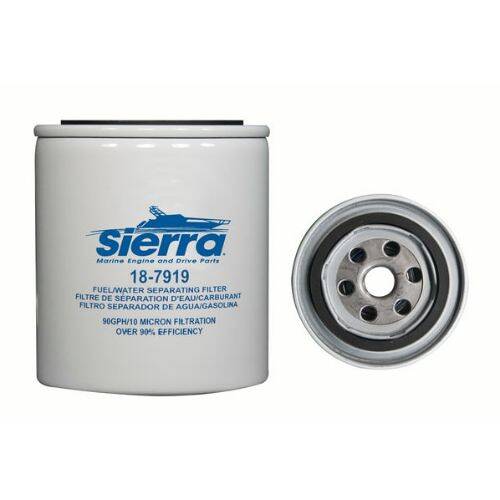 Sierra Marine Fuel Water Separator Filter - 10 Micron Element; Tall Filter - 187919