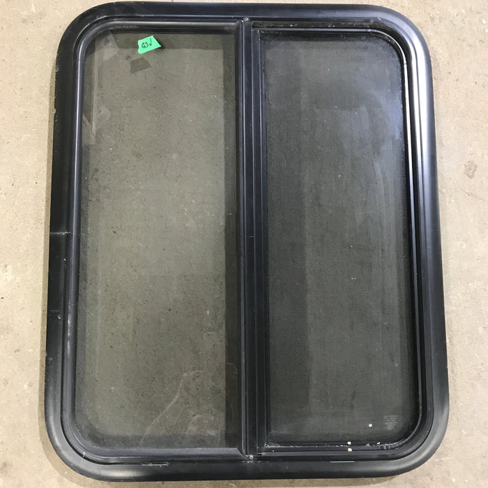 Used Black Radius Opening Window : 24" X 30" X 1.25"