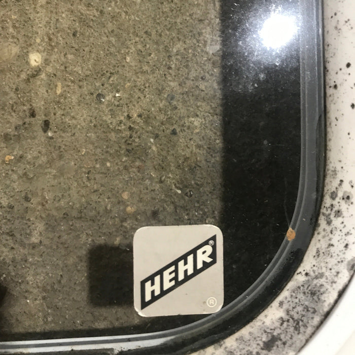 Used White Radius Opening Window : 24 1/4" W x 17 3/4" H x 1 7/8" D