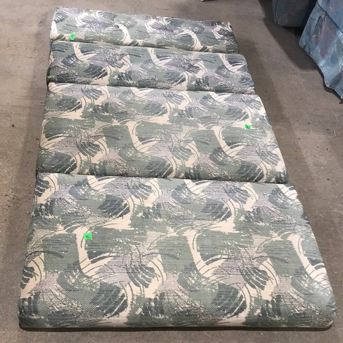 USED Dinette Cushion Set- 4 piece 2 @ 37" X 22" X 4" D, 2 @ 37" X 13" X 4" D