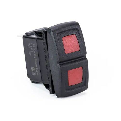 Sierra Marine Multi Purpose Switch - Contura XIV; Red LED illuminated - RK19050