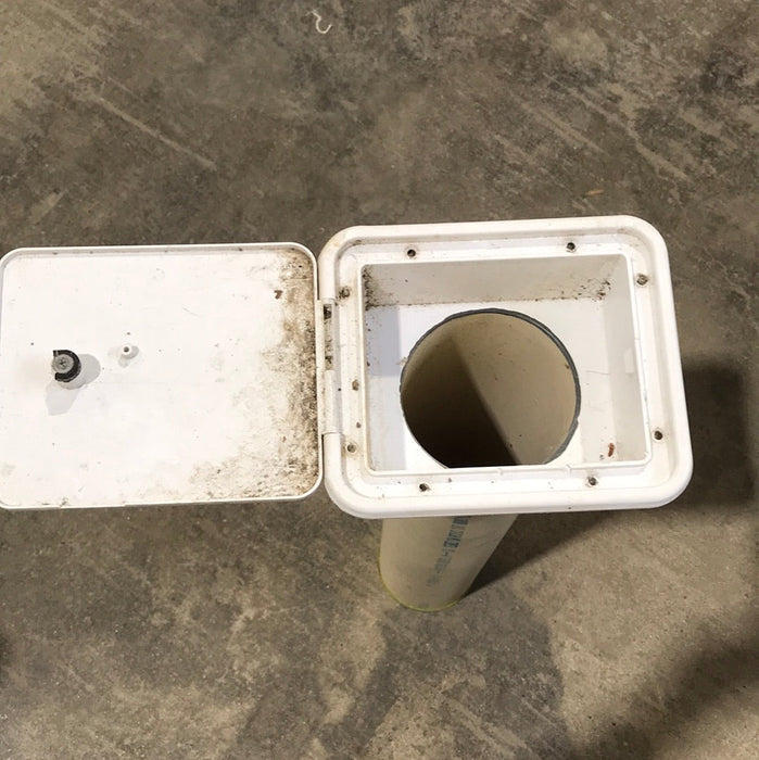 Used 7 1/2" W RV Sewer Hose Setup