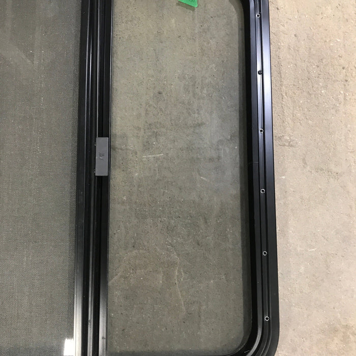 Used Black Radius Opening Window : 24" X 30" X 1.25"