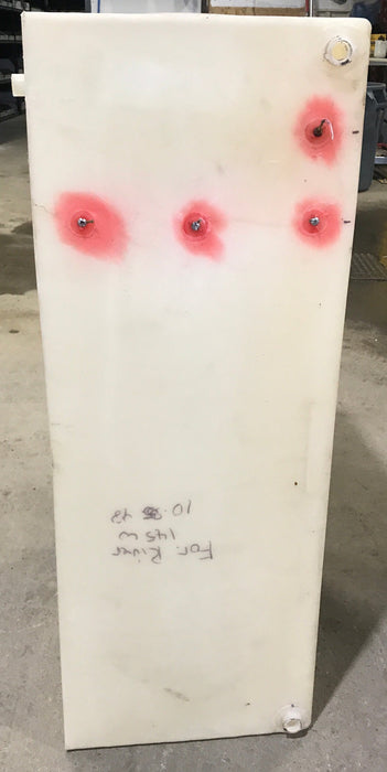 Used Fresh Water Tank 14" H  x 22" W x 37 1/2” L