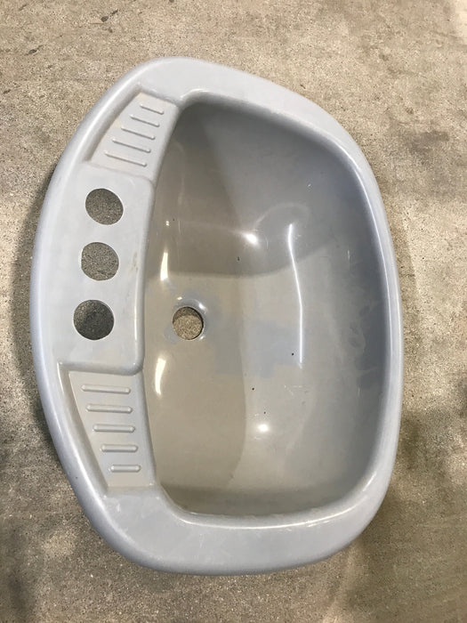 Used Bathroom Sink, Grey - 20" x 16" x 6 1/2"D