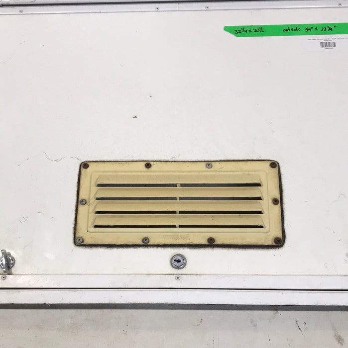 Used Radius Cornered Cargo Door 32 1/4" W x 20 1/2" H x 1" D