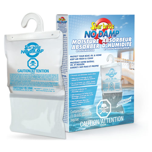 Star Brite No Damp Dehumidifier Granules In Hanging Bag 16 Ounce Pack; Not Refillable - 085470C