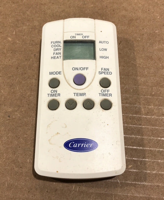 Used Carrier Air Conditioner Digital Remote Thermostat - Co 12-50085-00