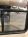 Used Slanted Black Radius Opening Window : 41 1/4" W x 33 3/4" H x 2" D - Young Farts RV Parts