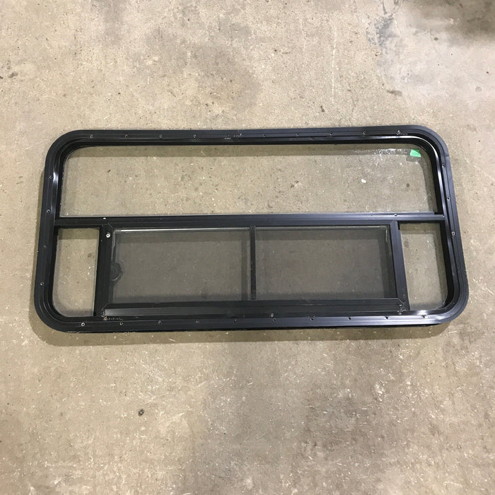 Used Black Radius Opening Window : 45.5" x 21.25" x 1.875"