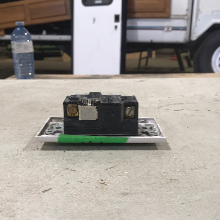 Used RV 110 Volt GFI Wall Receptacle / Outlet