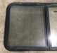 Used Black Radius Opening Window : 45 1/2" W x 25 1/2" H x 2" D - Young Farts RV Parts