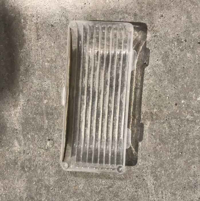 Used Porch Light Replacement Lens, Clear 5 1/4" X 2 1/4"