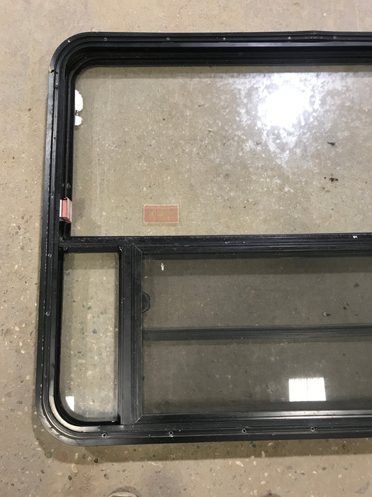 Used Black Radius Emergency Opening Window : 47 1/2" W x 34 1/2" H x 2" D