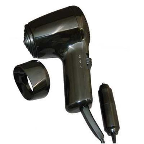 12 Volt Hair Dryer/Defroster Black - Young Farts RV Parts