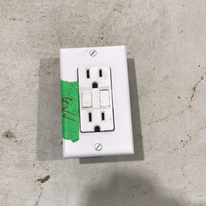 Used RV 110 Volt GFI Wall Receptacle / Outlet