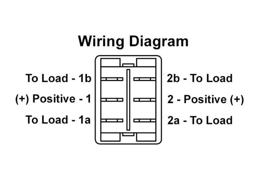 12V Black Momentary On/Off or Momentary On - Young Farts RV Parts