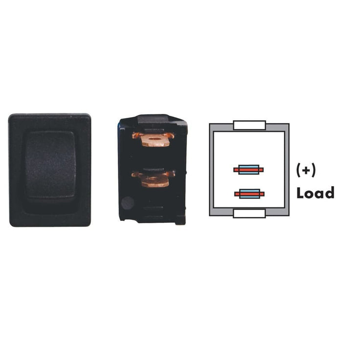 12V MINI ON/OFF BLACK - Young Farts RV Parts