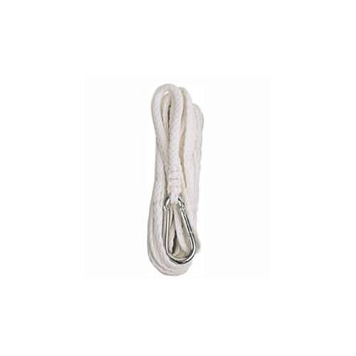 Attwood Marine Boat Anchor Rode - Hollow Braided - With Snap Hook; White - 11714-2