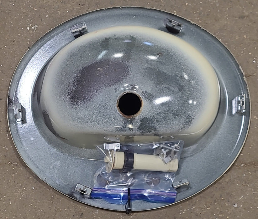 Used Bathroom Sink, Bone - 20 1/4" X 17 1/4" X 6 1/4" D