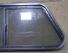 Used Slanted Black Radius Opening Window : 41 3/4" W x 17 3/4" H x 1 7/8" D - Young Farts RV Parts