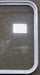 Used White Radius Non Opening Window : 23 1/2" W x 25 3/4" H x 1 7/8" D - Young Farts RV Parts