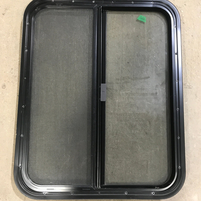 Used Black Radius Opening Window : 24" X 30" X 1.25"