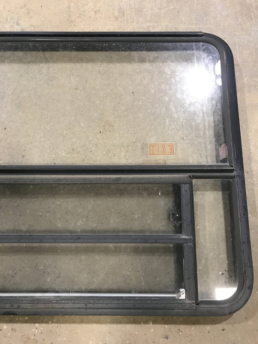 Used Black Radius Emergency Opening Window : 47 1/2" W x 34 1/2" H x 2" D