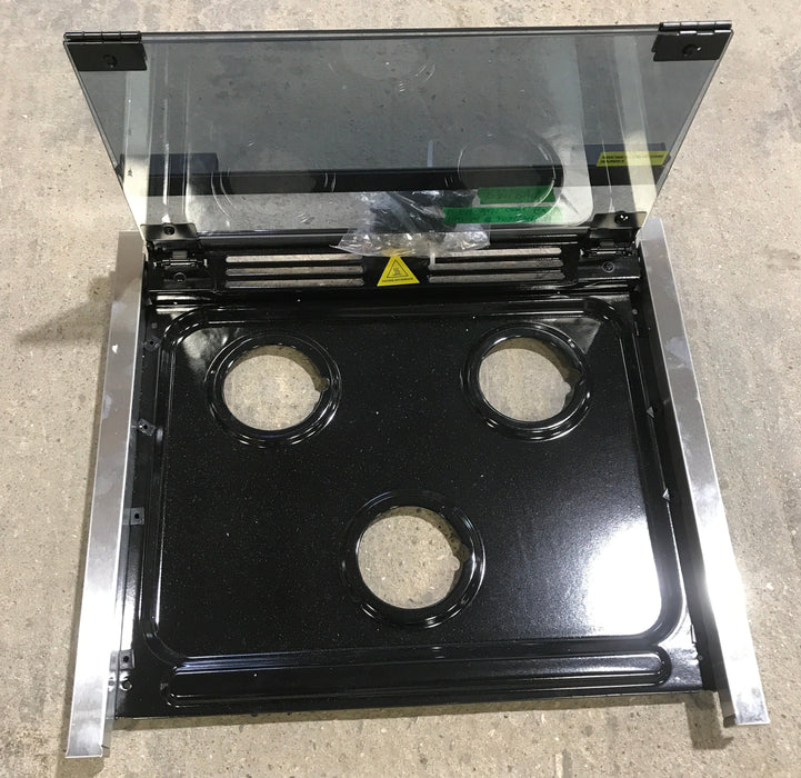 Used Furrion 3-burner Main Top With Glass Bi Fold Cover - 2021124174