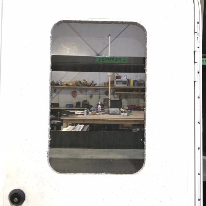 Used Radius Cornered Entry Door 76 3/4" H x 29 1/2" W X 2 1/4" D